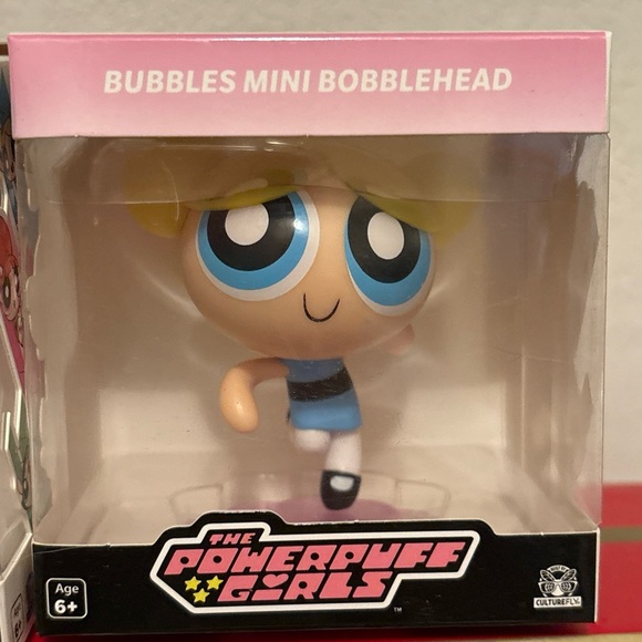 Powerpuff Girls Mini Bobbleheads Set Blossom, Bubbles & Buttercup Culturefly NEW - Picture 4 of 6